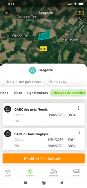 pret de parcelle mobile